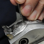 DHG1 gold inlaying the backstrap - Leonard Francolini