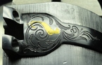 DHG1 gold inlaying the backstrap - Leonard Francolini