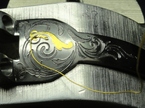 DHG1 gold inlaying the backstrap - Leonard Francolini