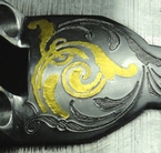 DHG1 gold inlaying the backstrap - Leonard Francolini