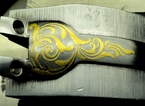 DHG1 gold inlaying the backstrap - Leonard Francolini