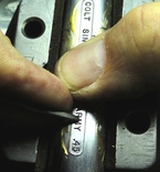 DHG1 gold inlaying the barrel - Leonard Francolini