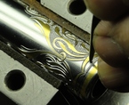 DHG1 gold inlaying the barrel - Leonard Francolini