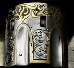 DHG1 gold inlaying the cylinder - Leonard Francolini