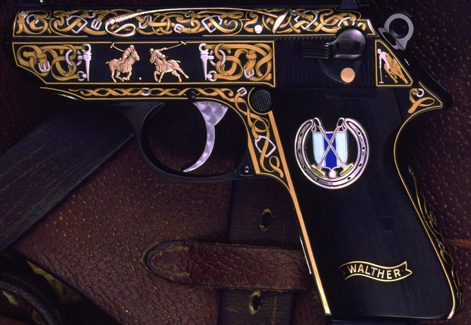 engraved Walther PPK